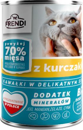 Pet Republic Frendi kawalki kurczaka w delikatnym sosie dla kota 400g VAT019174 (5904316130091) kaķu barība