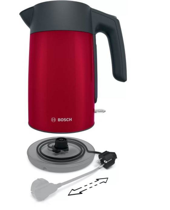 Kettle 1,7l red TWK7L464 Elektriskā Tējkanna