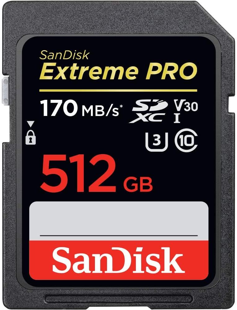 SANDISK Extreme PRO 512GB microSDXC + 2 years RescuePRO Deluxe up to 200MB/s & 140MB/s Read/Write speeds, UHS-I, Class 10, U3, V30 atmiņas karte