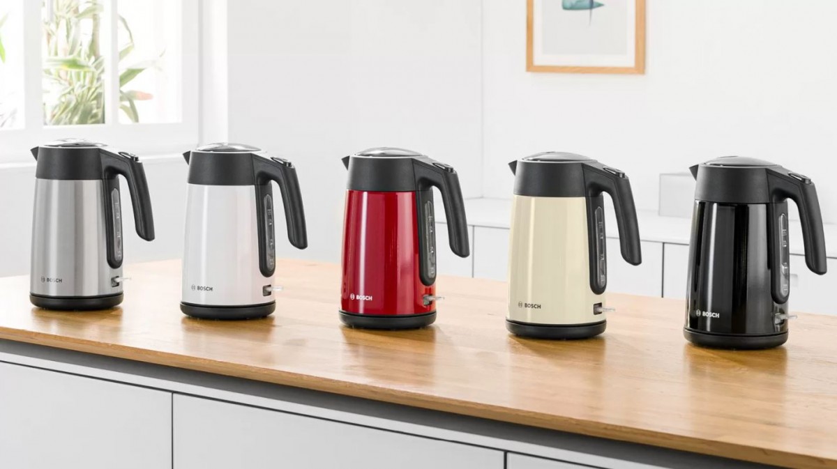 Electric kettle Bosch TWK 7L461, 2400 W, 1.7 l White Elektriskā Tējkanna