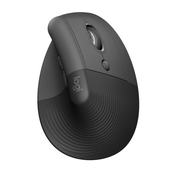 Logitech Wireless Mouse Lift Ergonomic black Datora pele