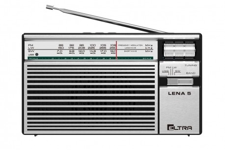 ELTRA Radio LENA 5 USB silver radio, radiopulksteņi