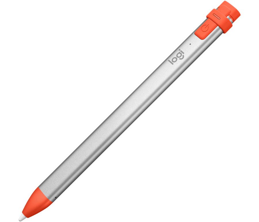 Logitech Crayon, stylus (silver / orange, for all iPads released from 2018) Planšetes aksesuāri