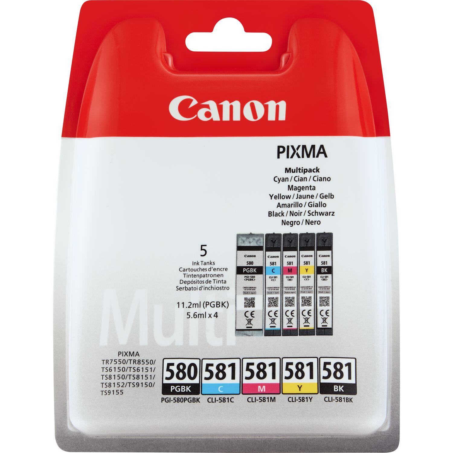 CANON INK PGI-580/CLI-581 BK/CMYK kārtridžs