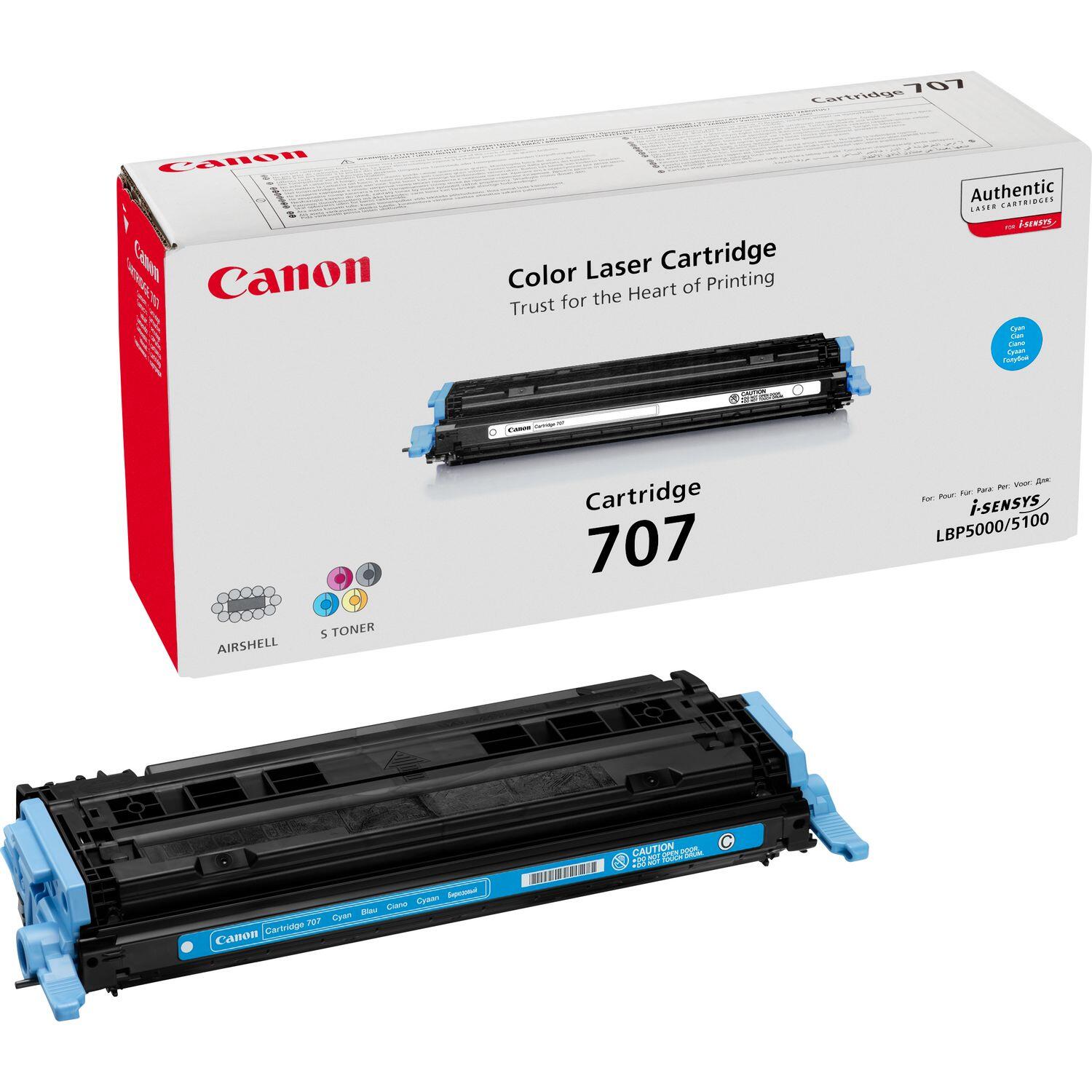 Canon 707 CYAN toneris