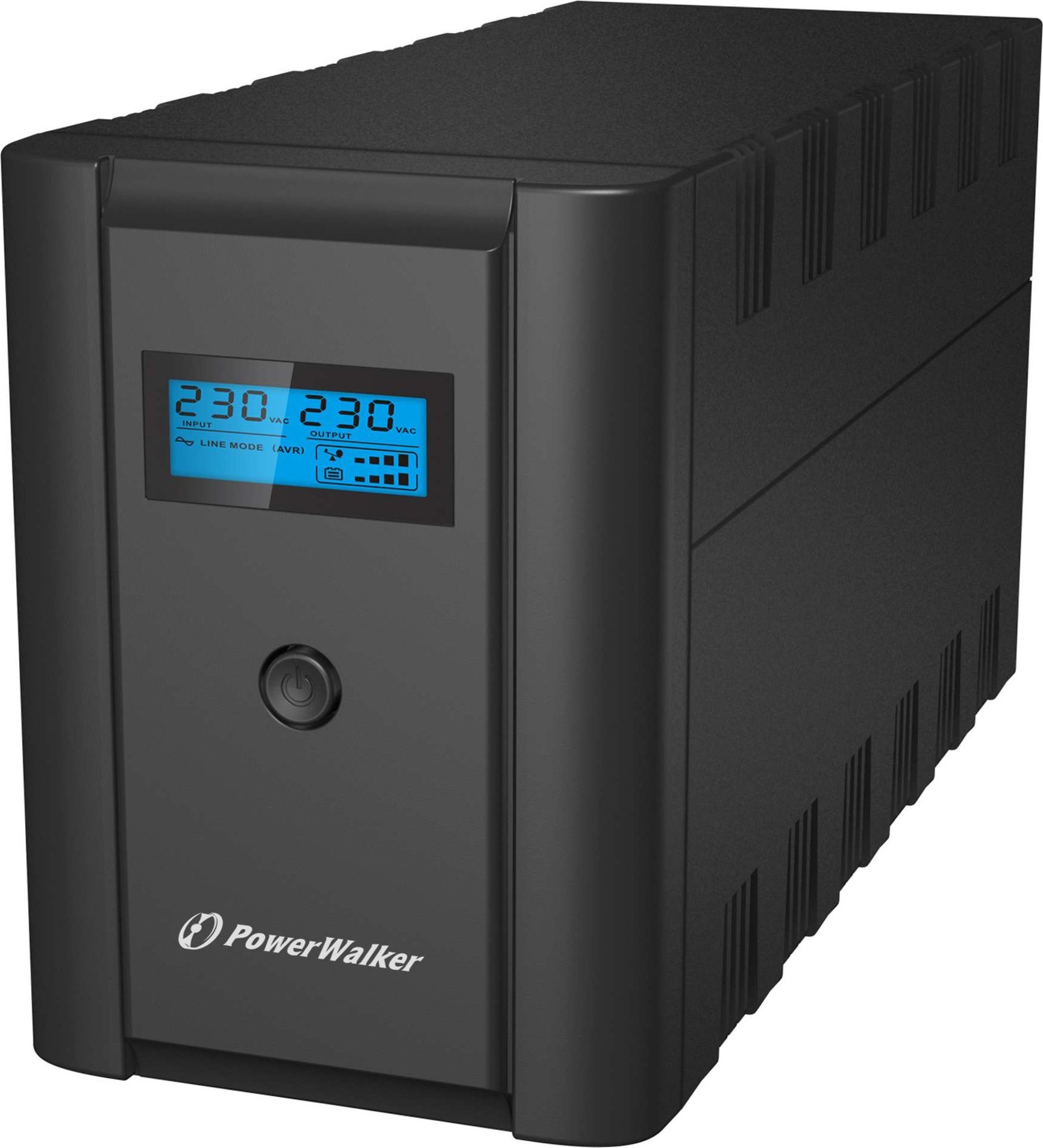 UPS POWER WALKER LINE-IN 1200VA 2X PL 2X IEC LCD nepārtrauktas barošanas avots UPS