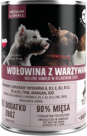 Pet Republic PIES puszka WOLOWINA WARZYWA sos /6 400g VAT019239 (5904316130299) barība suņiem