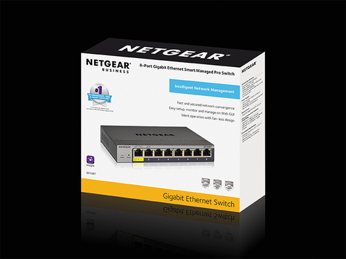 Netgear GS108T-300PES datortīklu aksesuārs