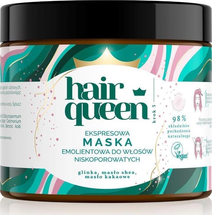 Hair Queen HAIR QUEEN_Ekspresowa maska emolientowa do wlosow niskoporowatych 400ml 5904569230029 (5904569230029)