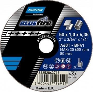 Norton Clipper NORTON TARCZA DO METALU 50mm x 2.0 x 6,35 BLUE FIRE N66252842746 66252842746 (5900442810326)