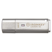 Kingston Technology IronKey Locker+ 50   USB flash drive 64 GB USB USB Flash atmiņa