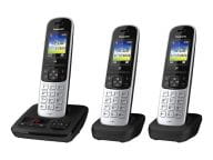 Panasonic KX-TGH723GS black telefons