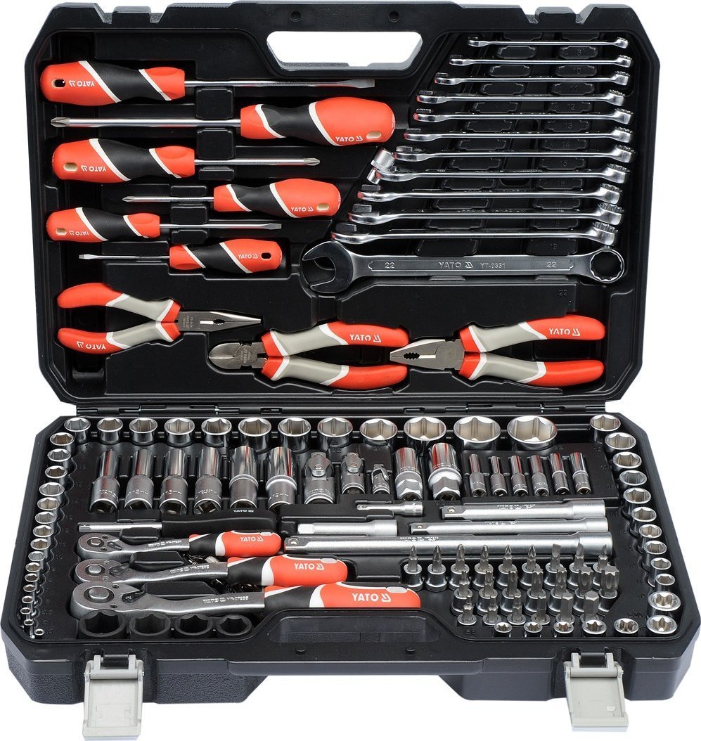 Yato YT-38881 mechanics tool set 129 tools