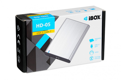 IBOX HD-05 Enclosure for HDD 2.5inch USB piederumi cietajiem diskiem HDD