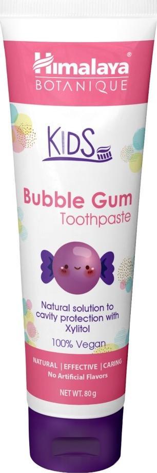 Himalaya HIMALAYA_Botanique Kids Toothpaste pasta do zebow dla dzieci Bubble Gum 80g 8901138846619 (8901138846619) mutes higiēnai