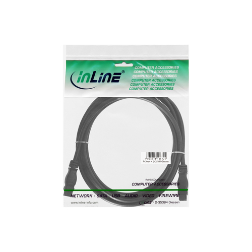 InLine Cable FireWire 800 1394b 9-pin male - male 1.8m (39902) USB kabelis