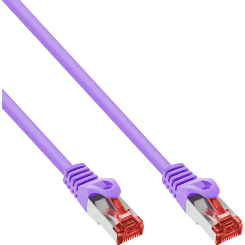 InLine 10m Cat.6 Patchkabel 1000 Mbit RJ45 - violett tīkla kabelis