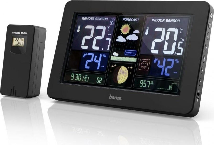 HAMA Weather station Premium with USB 186380 barometrs, termometrs