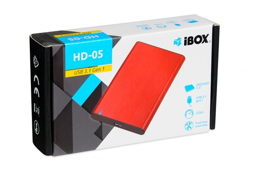 IBOX HD-05 Enclosure for HDD 2.5inch USB piederumi cietajiem diskiem HDD