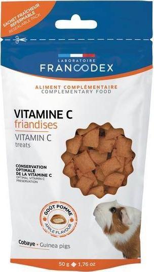 Francodex Przysmaki z witamina C dla swinek morskich 50 g VAT015550 (3283021741320) grauzējiem