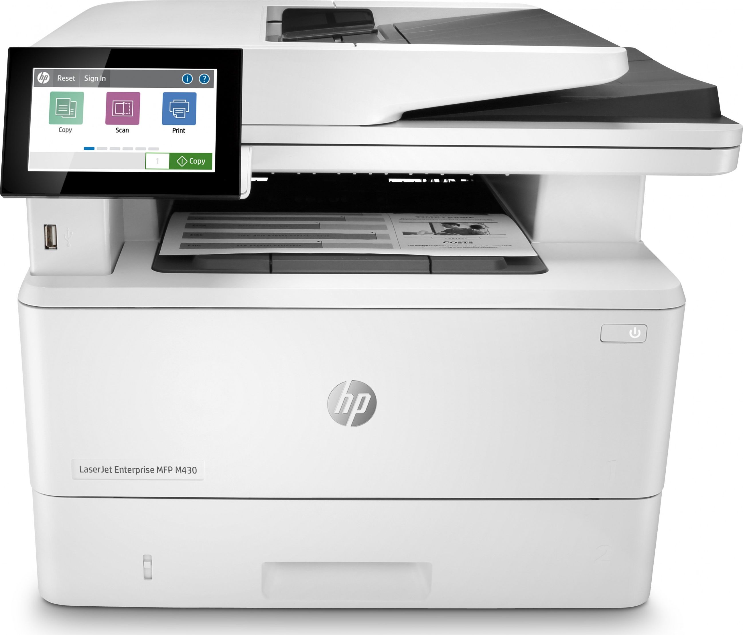 HP LaserJet Enterprise MFP M430f - multifunction printer - B/W printeris