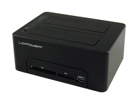 LC Power LC-DOCK-U3-CR HDD docking station CF/SD card r USB centrmezgli