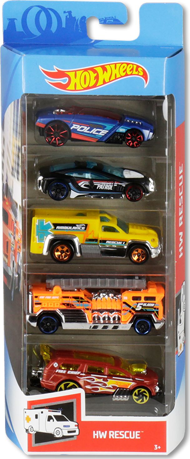 Hot Wheels 5-PACK - 1806 Rotaļu auto un modeļi