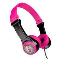 JLab Audio JBuddies Folding Kids, pink 812887014205 On ear kids headphone IEUHJBUDDIESRBLKPNK6