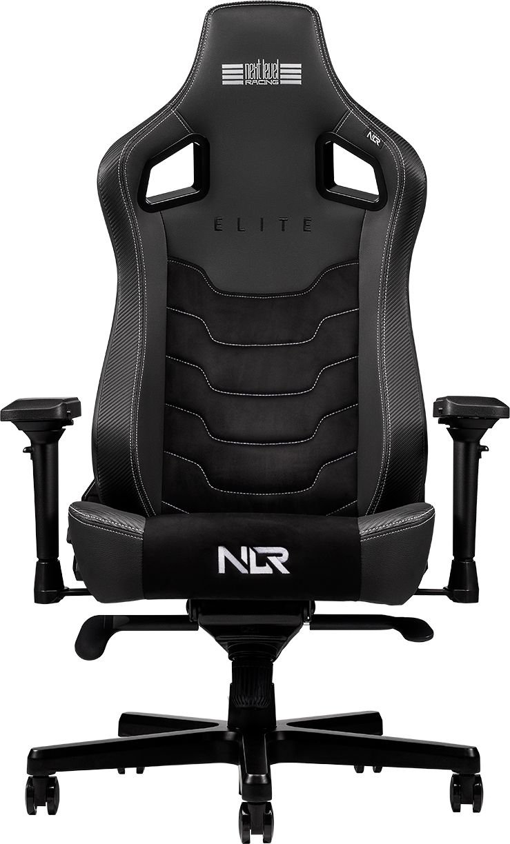 Next Level Racing ELITE Gaming Chair Leder und Wildleder Edition datorkrēsls, spēļukrēsls