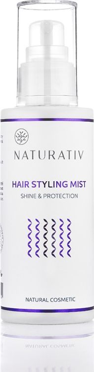 Naturativ Hair Styling Mist Shine Protection mgielka do ukladania wlosow 125ml 5906729773247 (5906729773247)