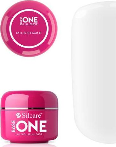 Silcare Base One UV Gel Builder uv gel for nail styling Milkshake 30g
