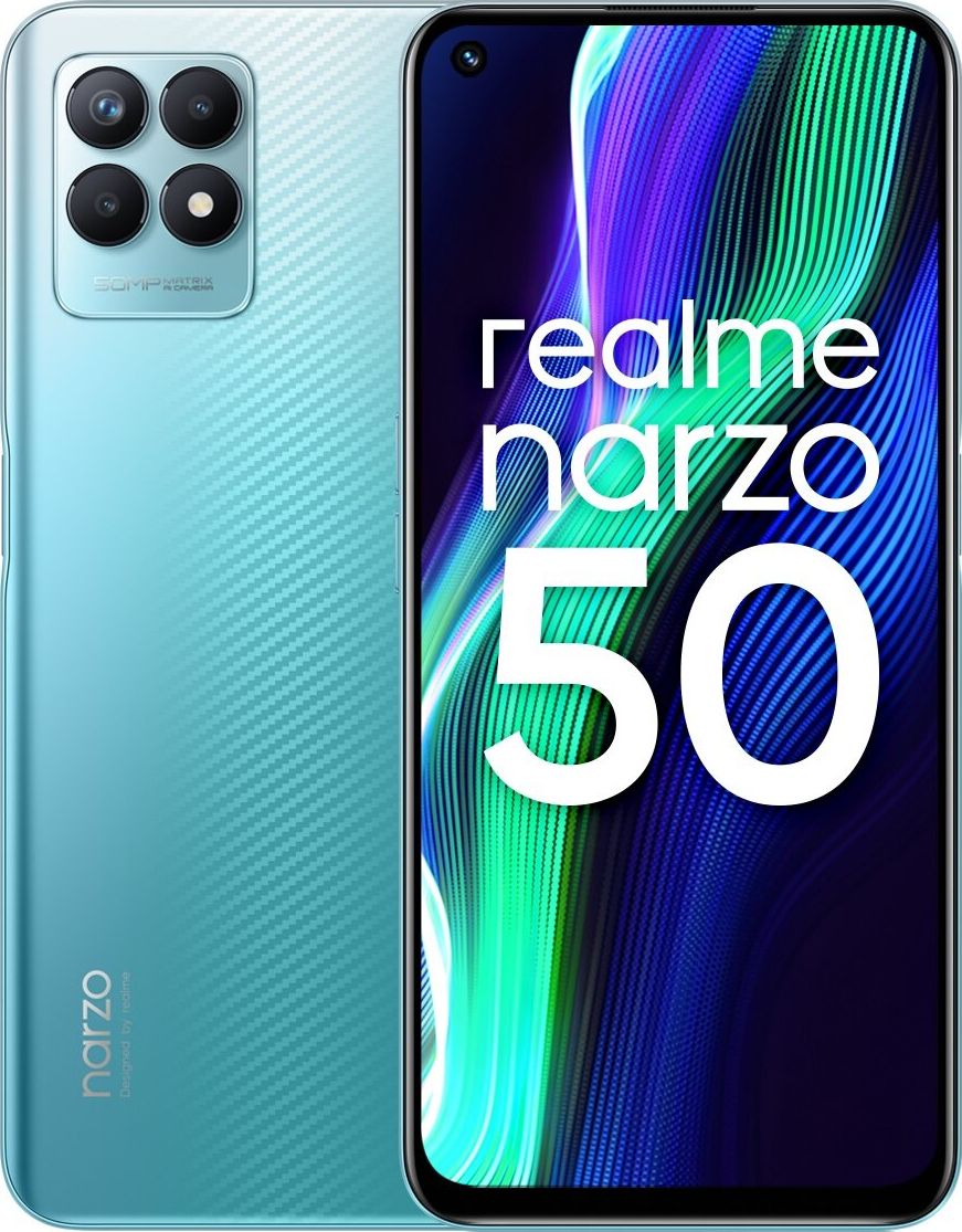 Smartfon Realme narzo 50 4/128GB Dual SIM Niebieski  (RMX3286) RMX3286 Mobilais Telefons