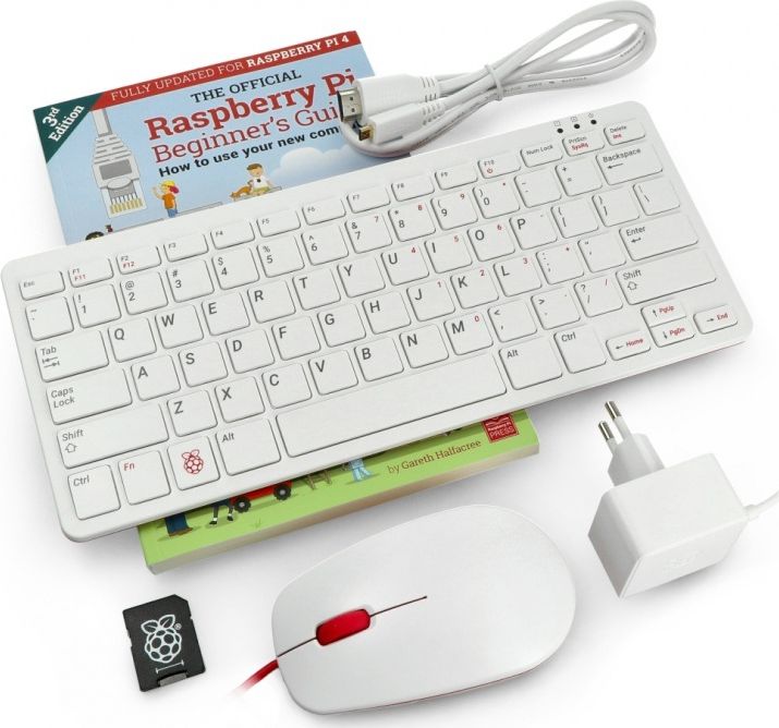 Raspberry Pi 400 4GB RAM Personal Computer Kit US + Akcesoria (RPI-17919) Pi 400 Computer Kit EU (0728886755127) Raspberry PI datora daļas