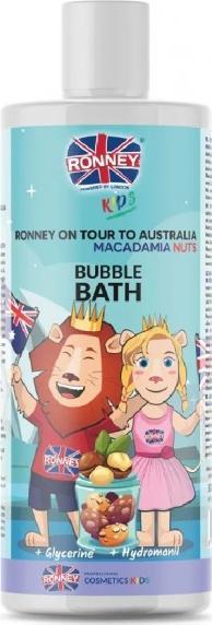 Ronney RONNEY_Kids On Tour To Australia Bubble Bath plyn do kapieli dla dzieci od 3 roku zycia Orzechy Makadamia 300ml 5060589155770 (506058 aksesuāri bērniem