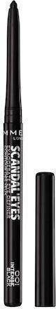 Rimmel  Rimmel Scandaleyes Exaggerate wodoodporna miekka kredka do oczu 001 Intense Black 0.35g 1021651030 (3616301246398) ēnas