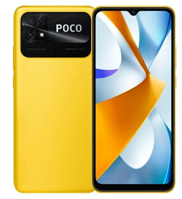 Poco C40 4GB/64GB Yellow Mobilais Telefons