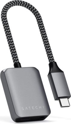 Adapter USB Satechi USB-C - Jack 3.5mm + USB-C Czarny  (ST-UCAPDAM) ST-UCAPDAM (879961008970)