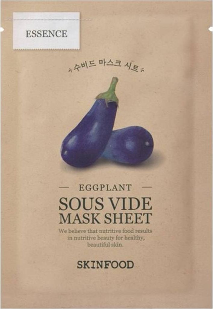 Skinfood SKINFOOD Eggplant Sous Vide Mask Sheet wygladzajaco-nawilzajaca maseczka w plachcie 22g 8809153102485 (8809153102485)