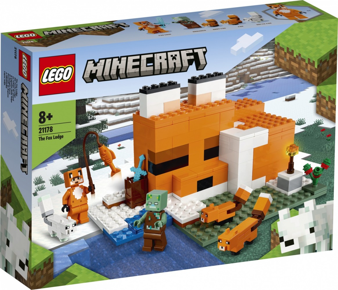 LEGO Minecraft 21178 The Fox Lodge LEGO konstruktors