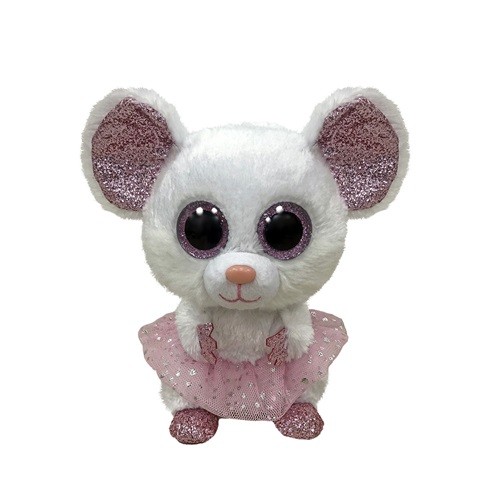 Plush toy Ty Beanie Boss White ballerina Mouse - Nina 15 cm 36365 (008421363650)