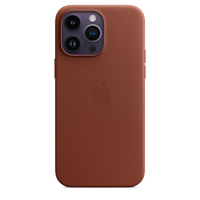 Case iPhone 14 Pro Max leather Umber maciņš, apvalks mobilajam telefonam