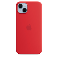 iPhone 14 Plus Silicone Case with MagSafe - (PRODUCT)RED,Model A2911 aksesuārs