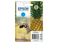 Epson 604 'Ananas' Tinte Single Pack Cyan kārtridžs