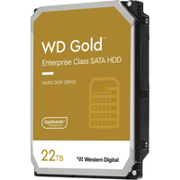 WD Gold Pro 22TB SATA 6Gb/s 3.5inch cietais disks