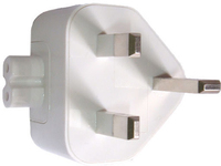 MicroSpareparts UK Mains plug for white block New MSPA1018, B922-8629 portatīvo datoru lādētājs