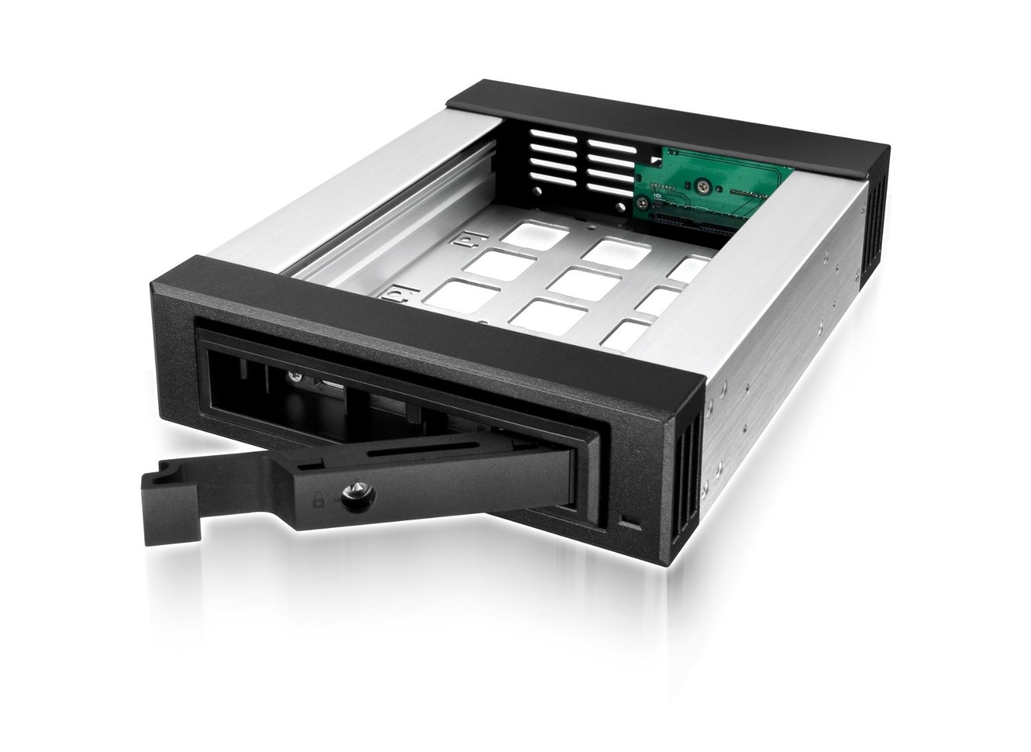 ICY BOX IB-129SSK-B - mobile rack 1x 3.5 inch SATA or SAS 20048 (4250078188438) cietā diska korpuss