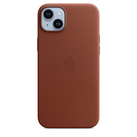 iPhone 14 Plus Leather Case with MagSafe - Umber,Model A2907 aksesuārs