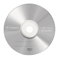 1x5 Verbatim DVD-R 4,7GB 16x Speed, Jewel Case matricas