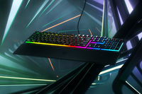 Razer Ornata V3  Gaming Keyboard, RGB LED light, US, Black, Wired, Mecha-Membrane klaviatūra