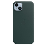 iPhone 14 Plus Leather Case with MagSafe - Forest Green,Model A2907 aksesuārs